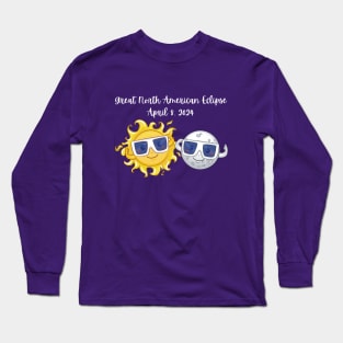 Great North American Eclipse Long Sleeve T-Shirt